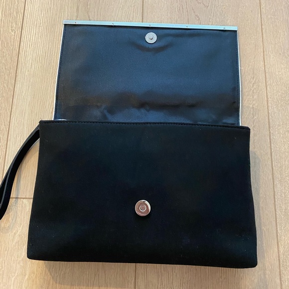 White House Black Market Decorative Fabric Clutch - Picture 3 of 6